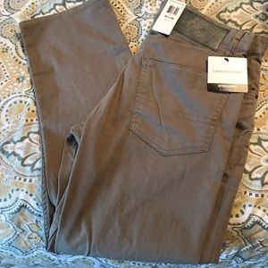 Calvin Klein Mens Khaki Jeans Size 34/30, New!